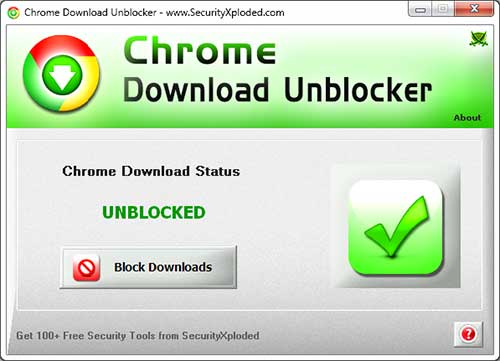 ChromeDownloadUnblocker Screenshot