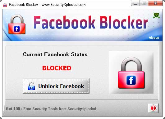 FacebookBlocker Screenshot