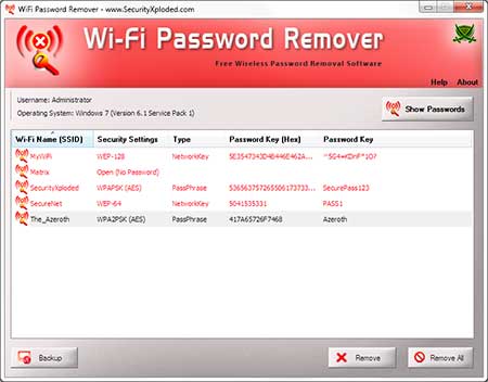 WiFiPasswordRemover
