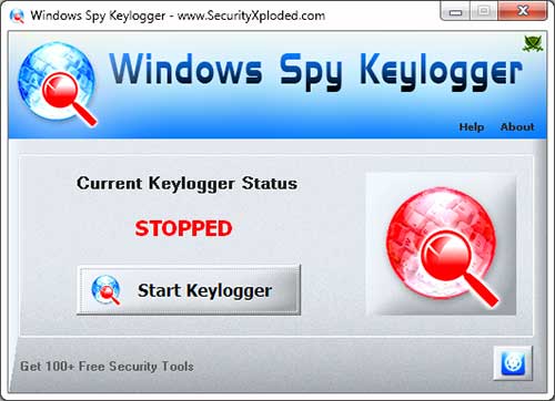 WindowsSpyKeylogger Screenshot