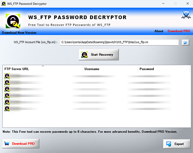 ws_ftpPasswordDecryptor